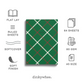 Green Checks - Soft Cover Notebooks