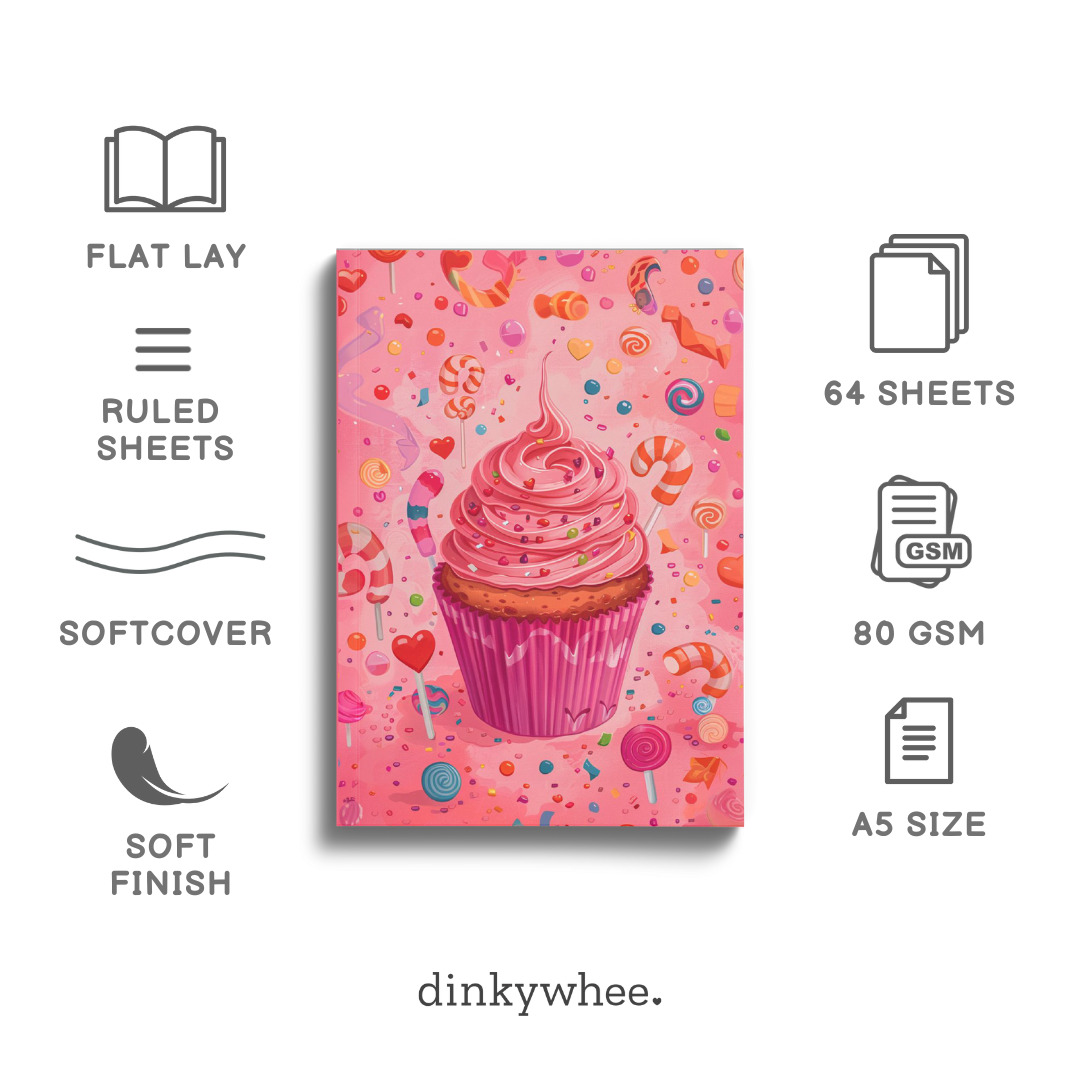 Cupcake 1.0 - Soft Cover Notebooks