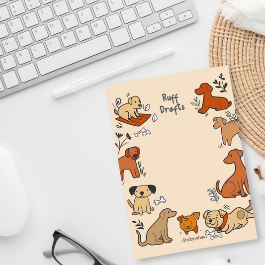 Ruff drafts  - A6 Notepads | Tear-off notepads