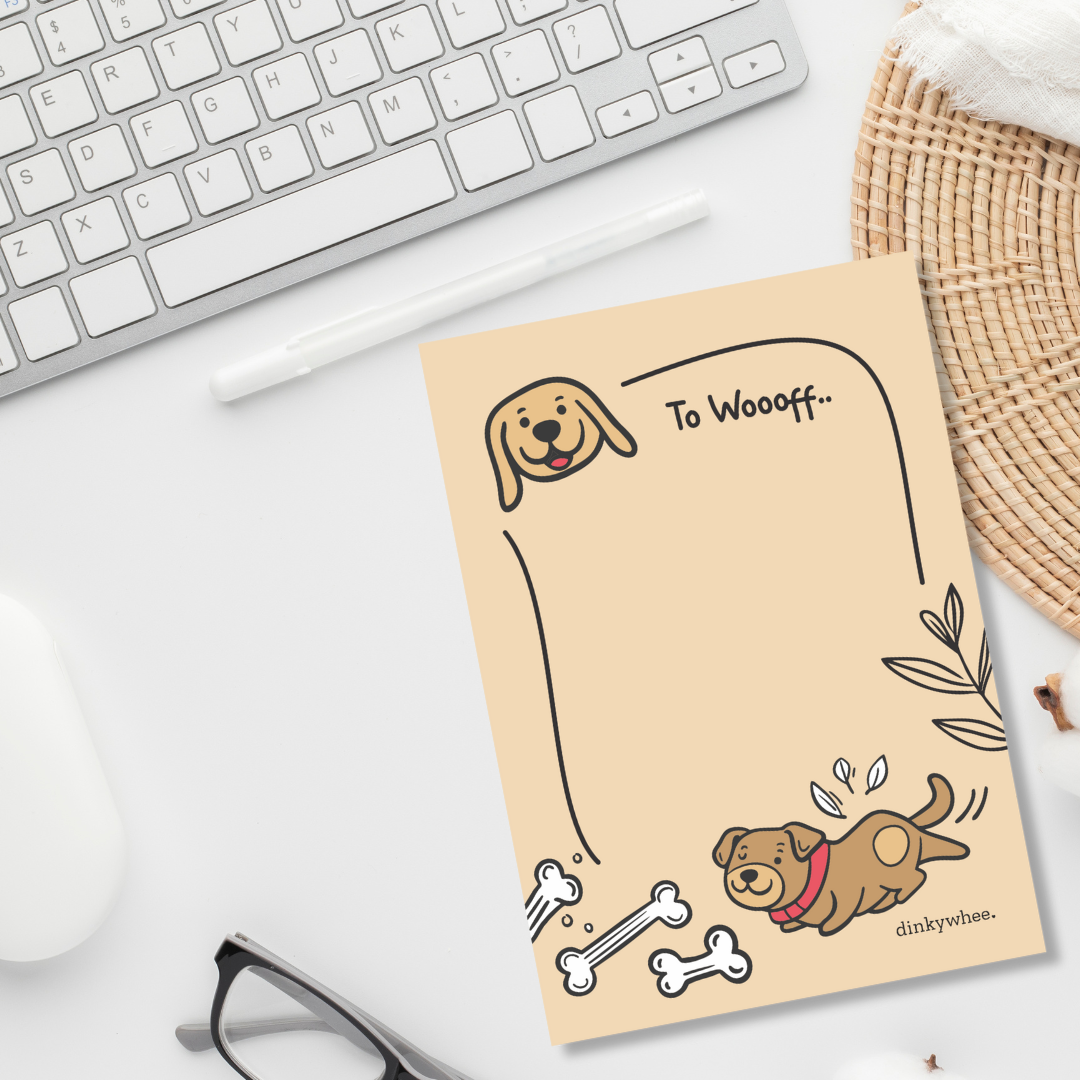 To Whoof  - A6 Notepads | Tear-off notepads