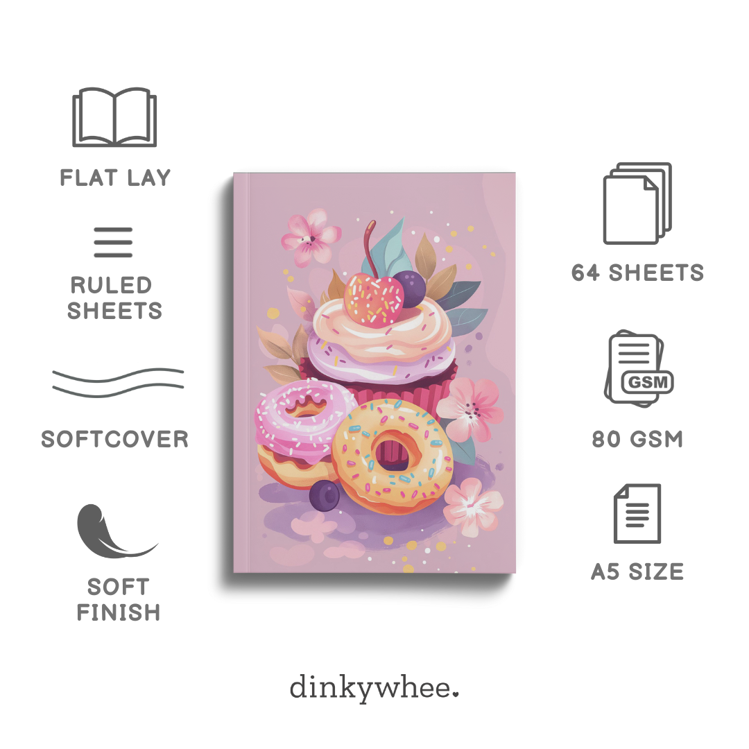 Cupcake 1.0 - Soft Cover Notebooks