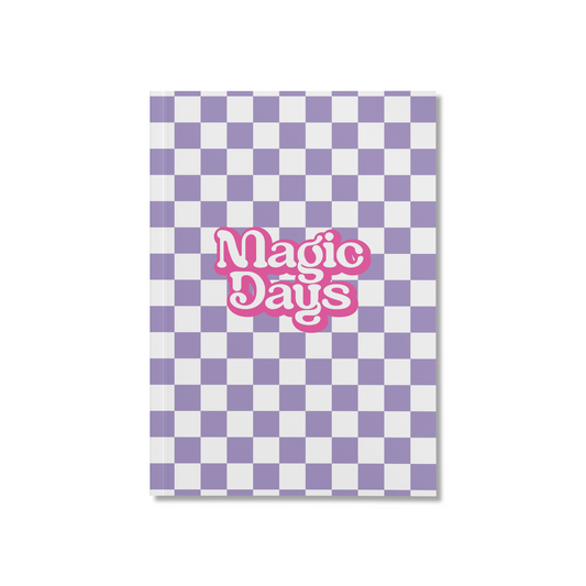 Magic Days - Retro - Soft Cover Notebooks - dinkywhee