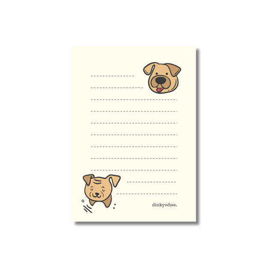 Sheru & Golu  - A6 Notepads | Tear-off notepads