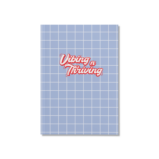 Vibing & Thriving - Retro - Soft Cover Notebooks - dinkywhee