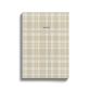 Coffee Tartan Checks - Soft Cover Notebooks