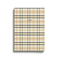 Beige Tartan Checks - Soft Cover Notebooks