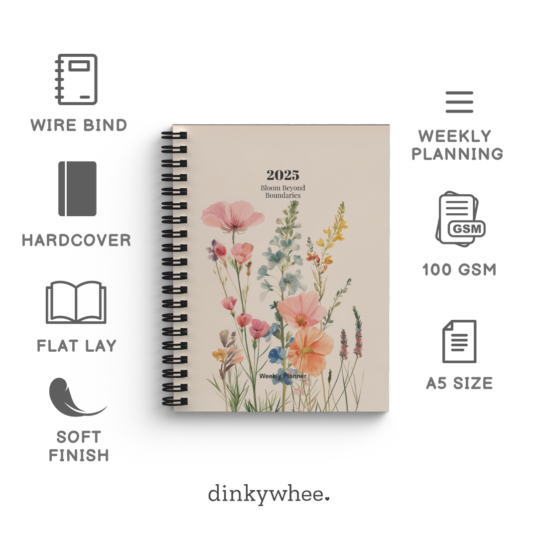 2025 Weekly Planner - BLOOMS