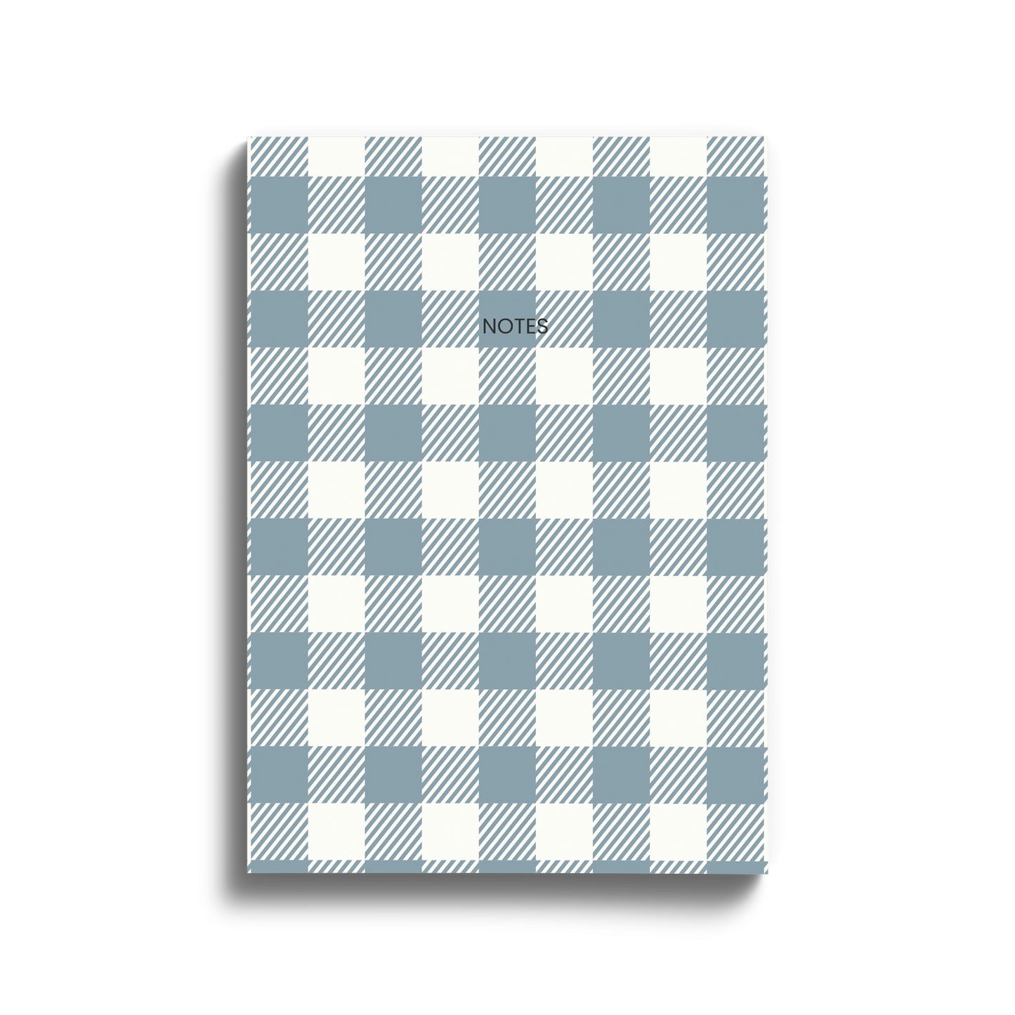 Blue Ghingam Checks - Soft Cover Notebooks