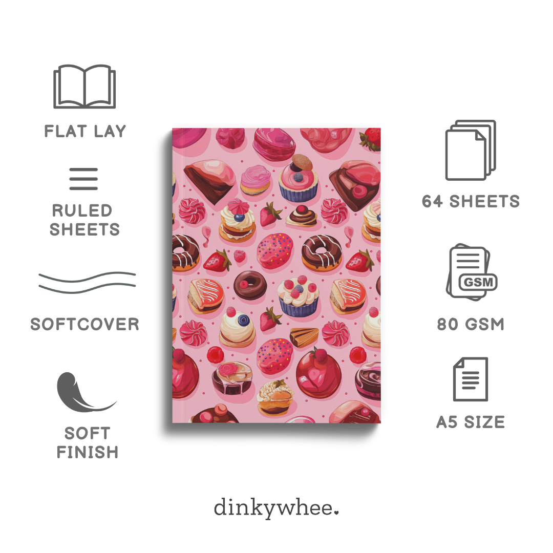 Cupcake 1.0 - Soft Cover Notebooks