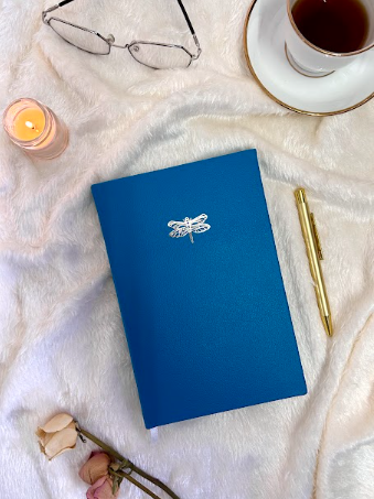 Turquoise A5 Vegan Leather Diary - dinkywhee