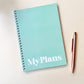 Minimalist - Green, Undated Monthly Planner