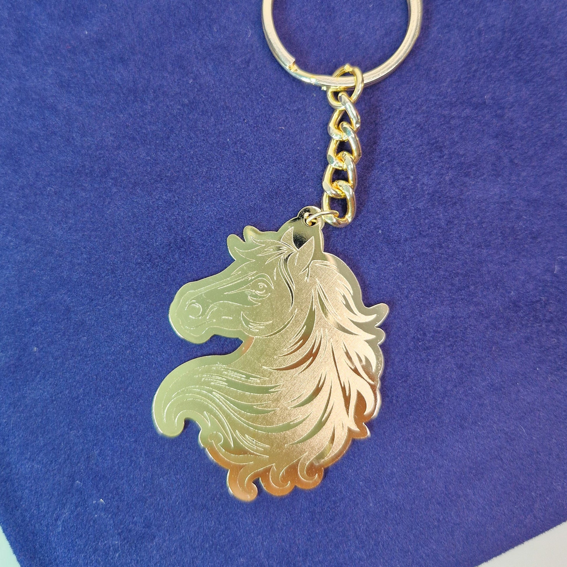 HORSE METAL KEYCHAIN DINKYWHEE