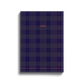 Navy Plaid Checks - Soft Cover Notebooks