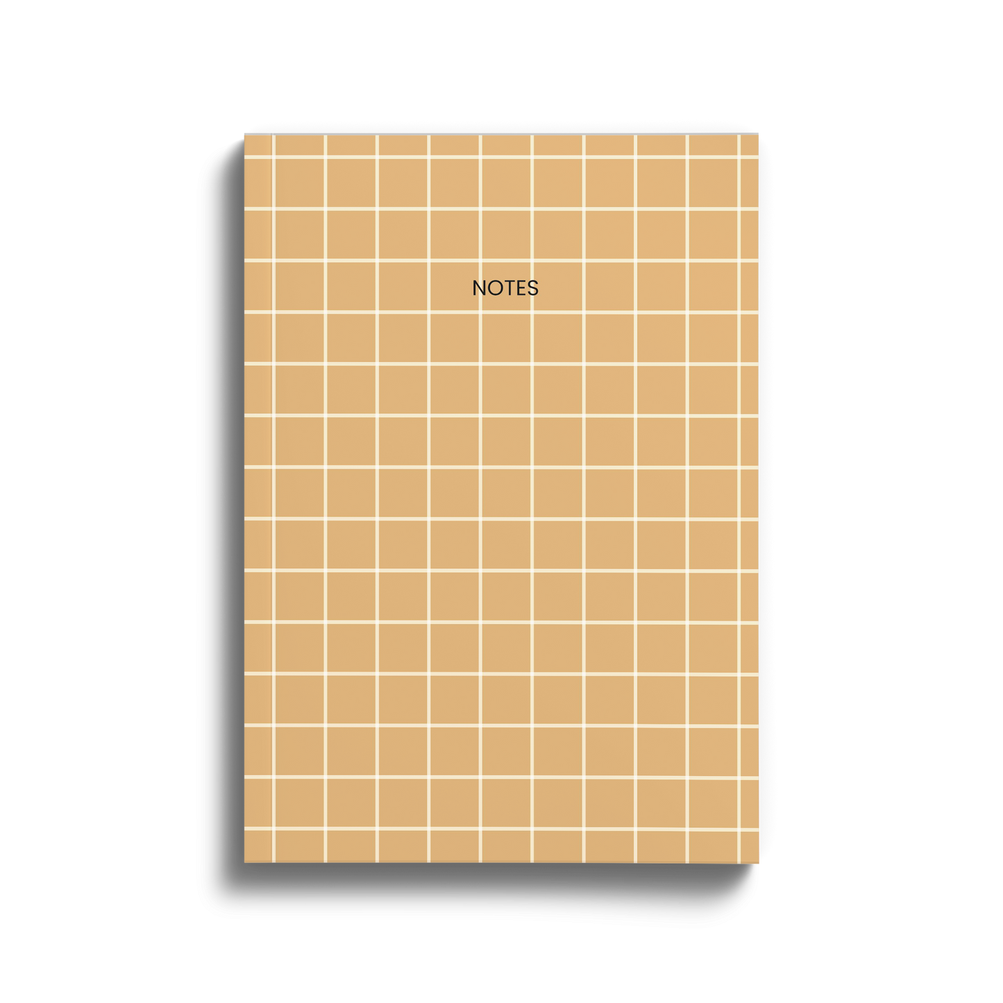 Beige Pin Checks - Soft Cover Notebooks