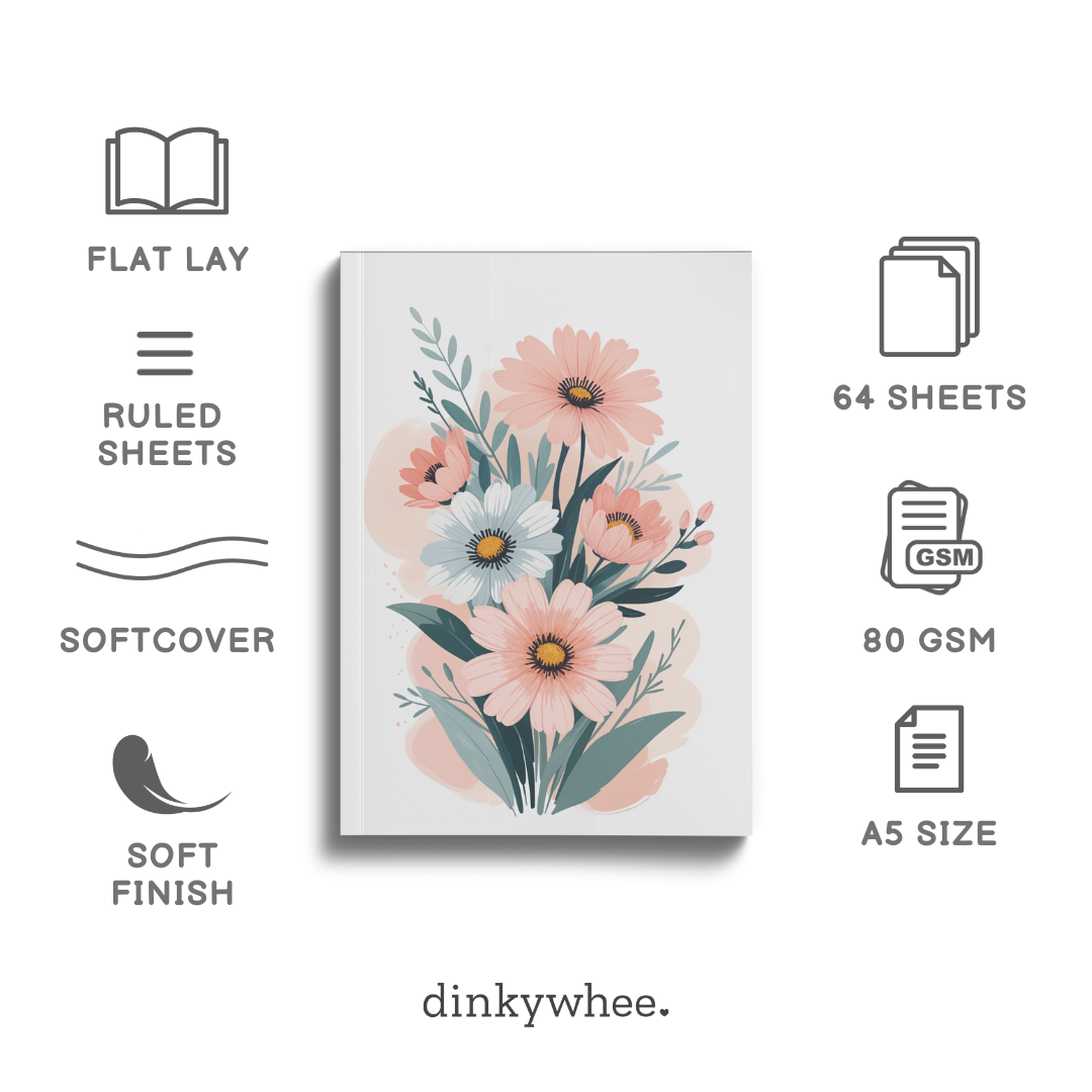 Whimsical Floral - Soft Cover Notebooks