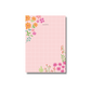 Pink floral  - A6 Notepads | Tear-off notepads