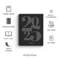 2025 Daily Planner Diary - BLACK