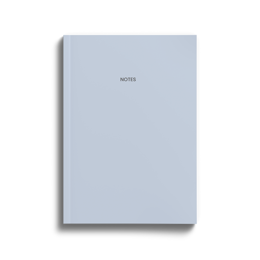 Blue ( Pastel ) - Soft Cover Notebooks