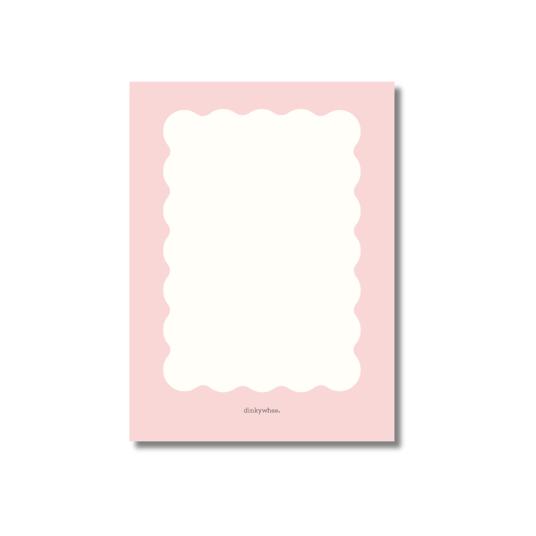 Pink Dream - A6 Notepads | Tear-off notepads