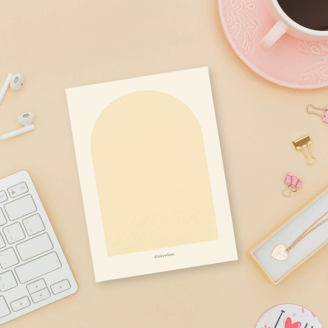 Beige Dream - A6 Notepads | Tear-off notepads