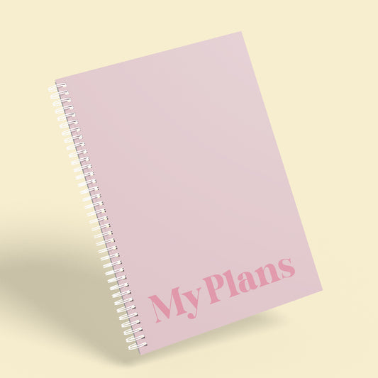 Minimalist - Pink, Undated Monthly Planner