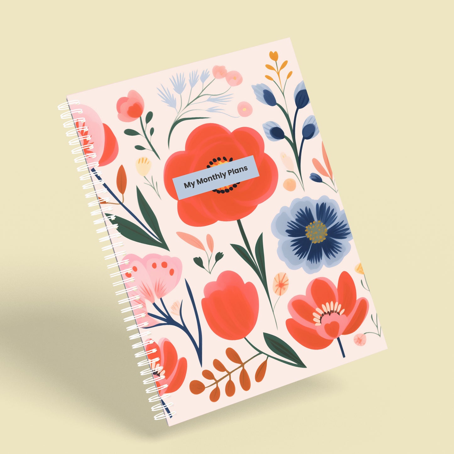 Her Verse - Pink Bloom, Undated Monthly Planner