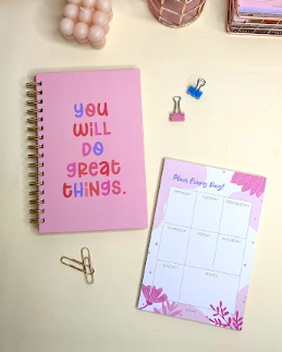 Great things set | Hardcover notebook & Notepad set