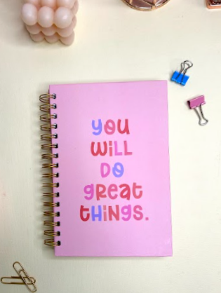 Great things set | Hardcover notebook & Notepad set