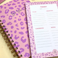 Pink Leopard set | Hardcover notebook & Notepad set