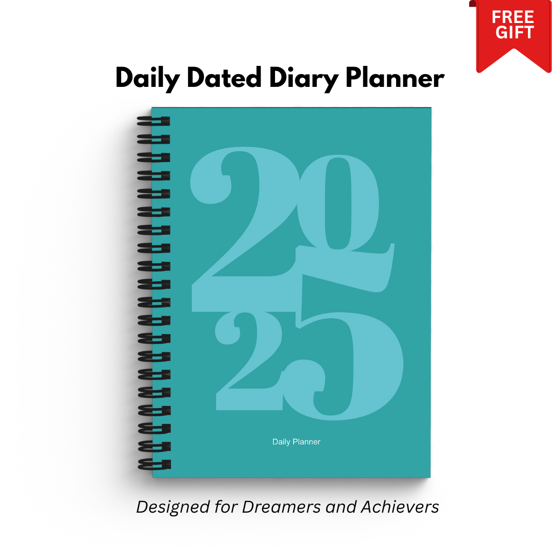 2025 Daily Planner Diary - TEAL