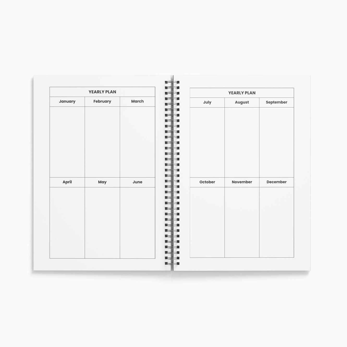 Minimalist - Green, Undated Monthly Planner