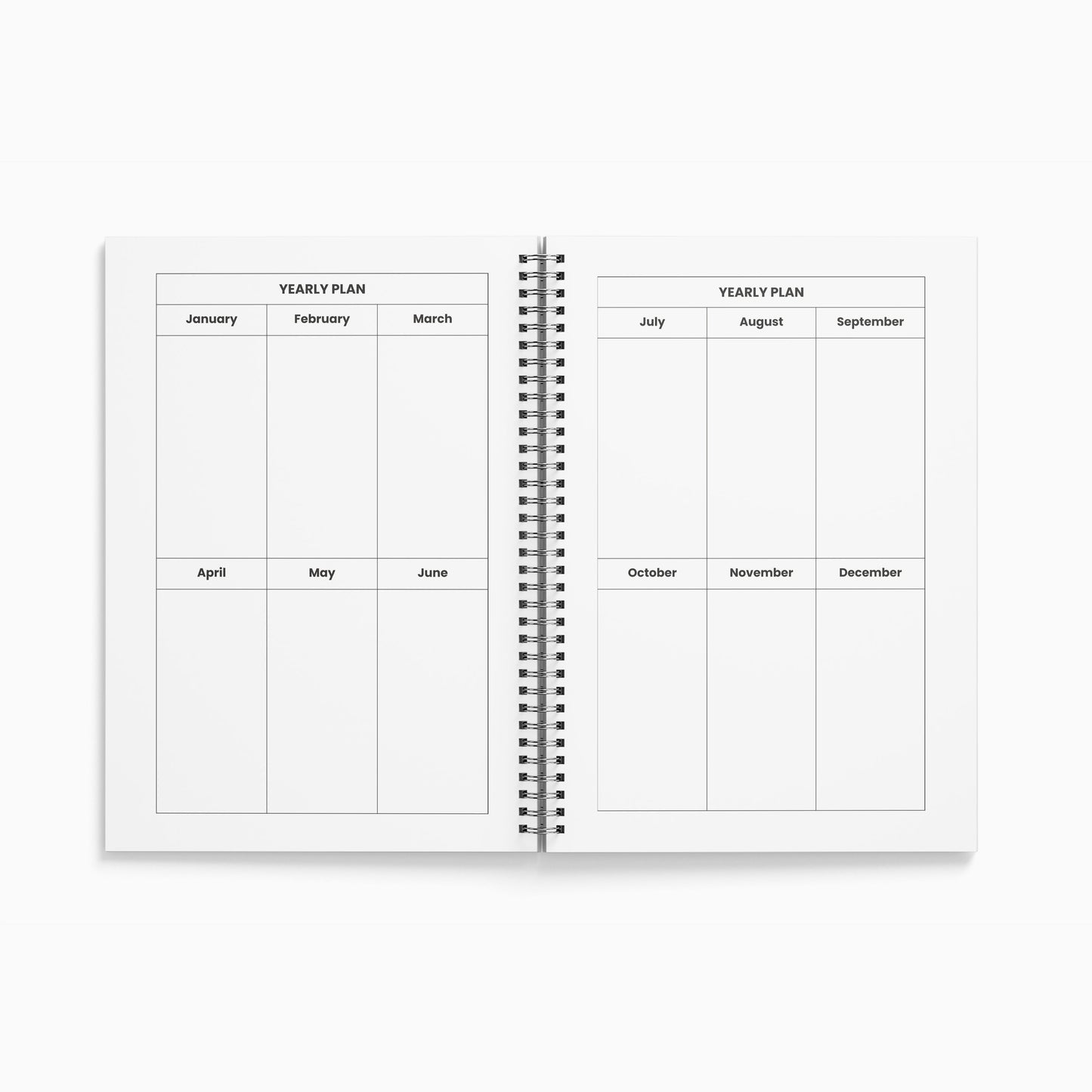 Minimalist - Blue, Undated Monthly Planner