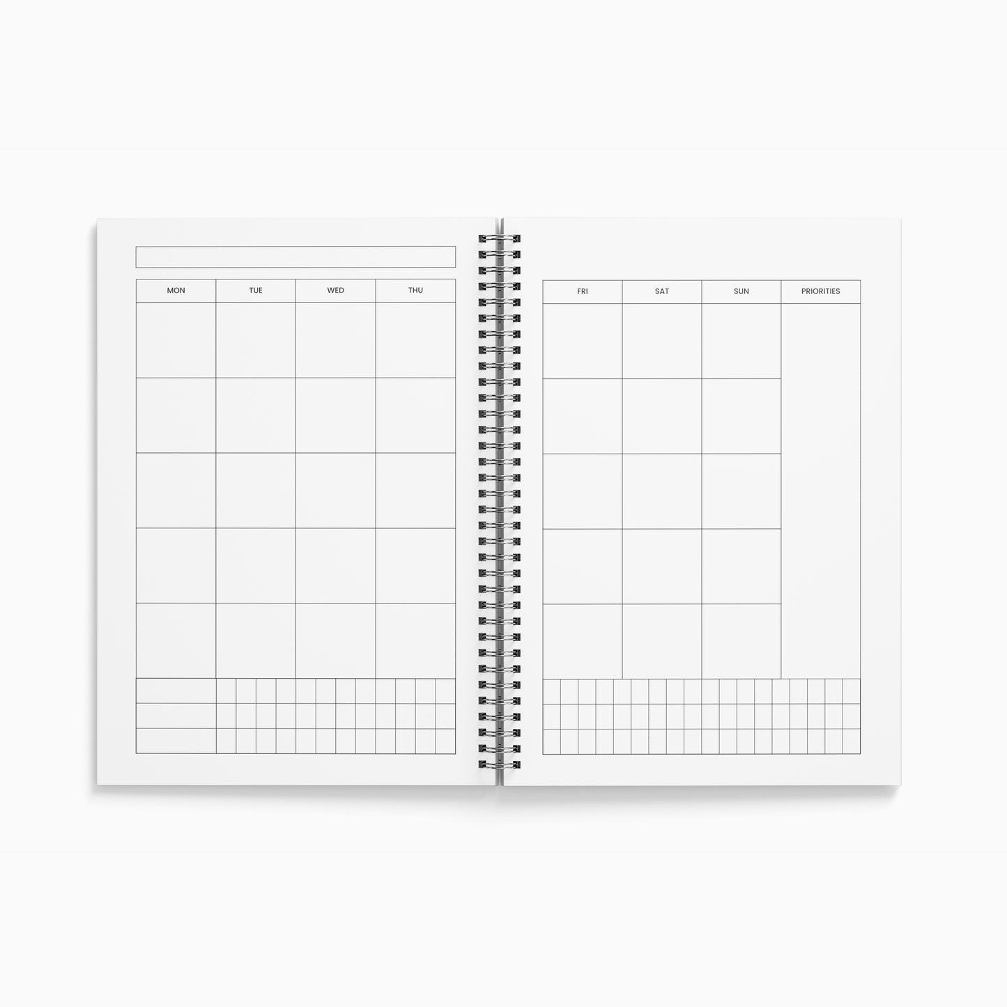 Minimalist - Green, Undated Monthly Planner