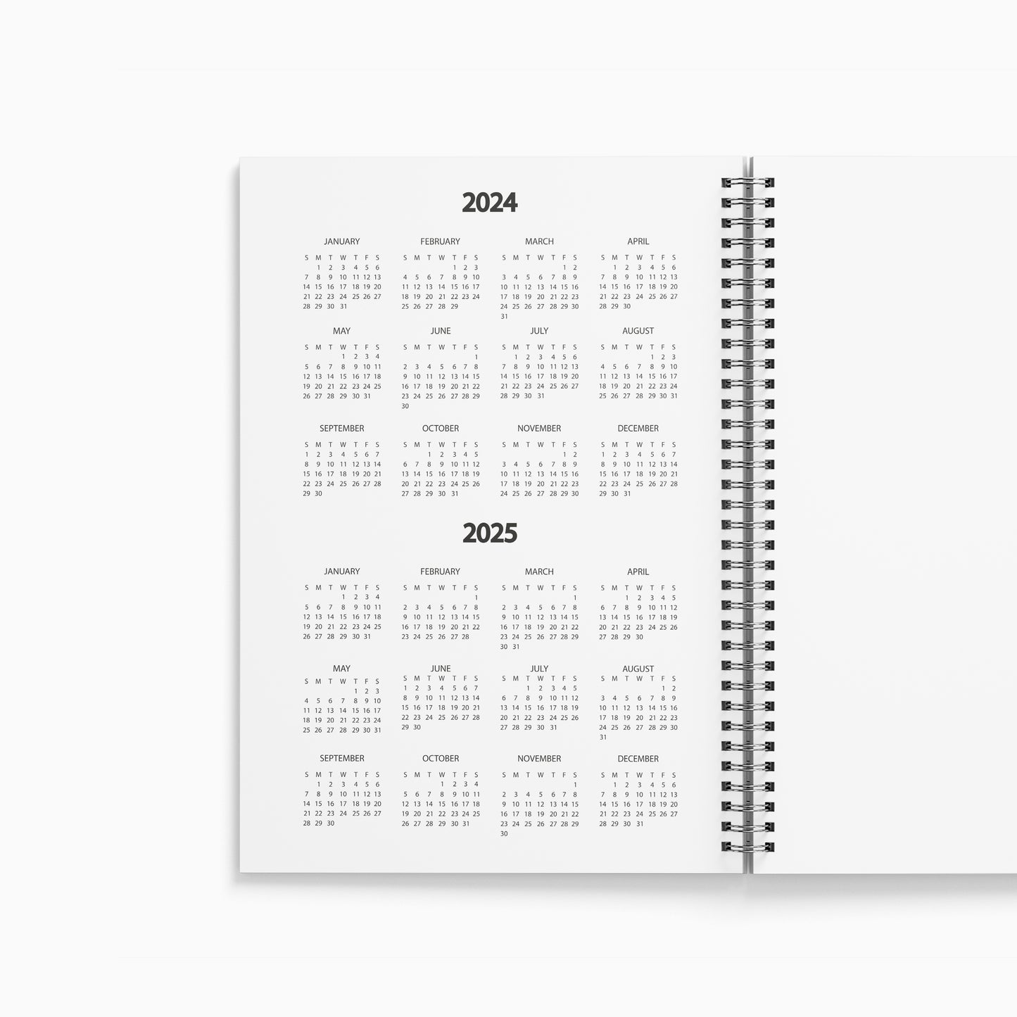 Minimalist - Green, Undated Monthly Planner