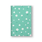 Turquoise windflower Journal - A5 Hardcover  | dinkywhee