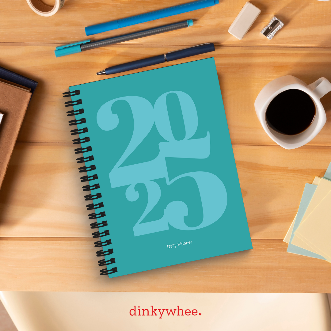 2025 Daily Planner Diary - TEAL