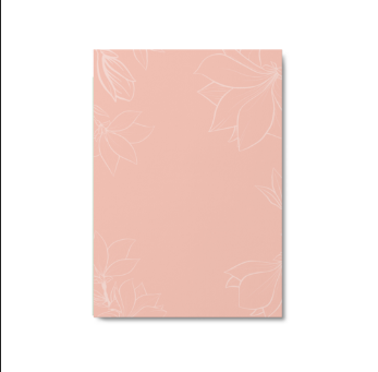 Magnolia Peach - A5 Notepad | Tear-off notepad | dinkywhee