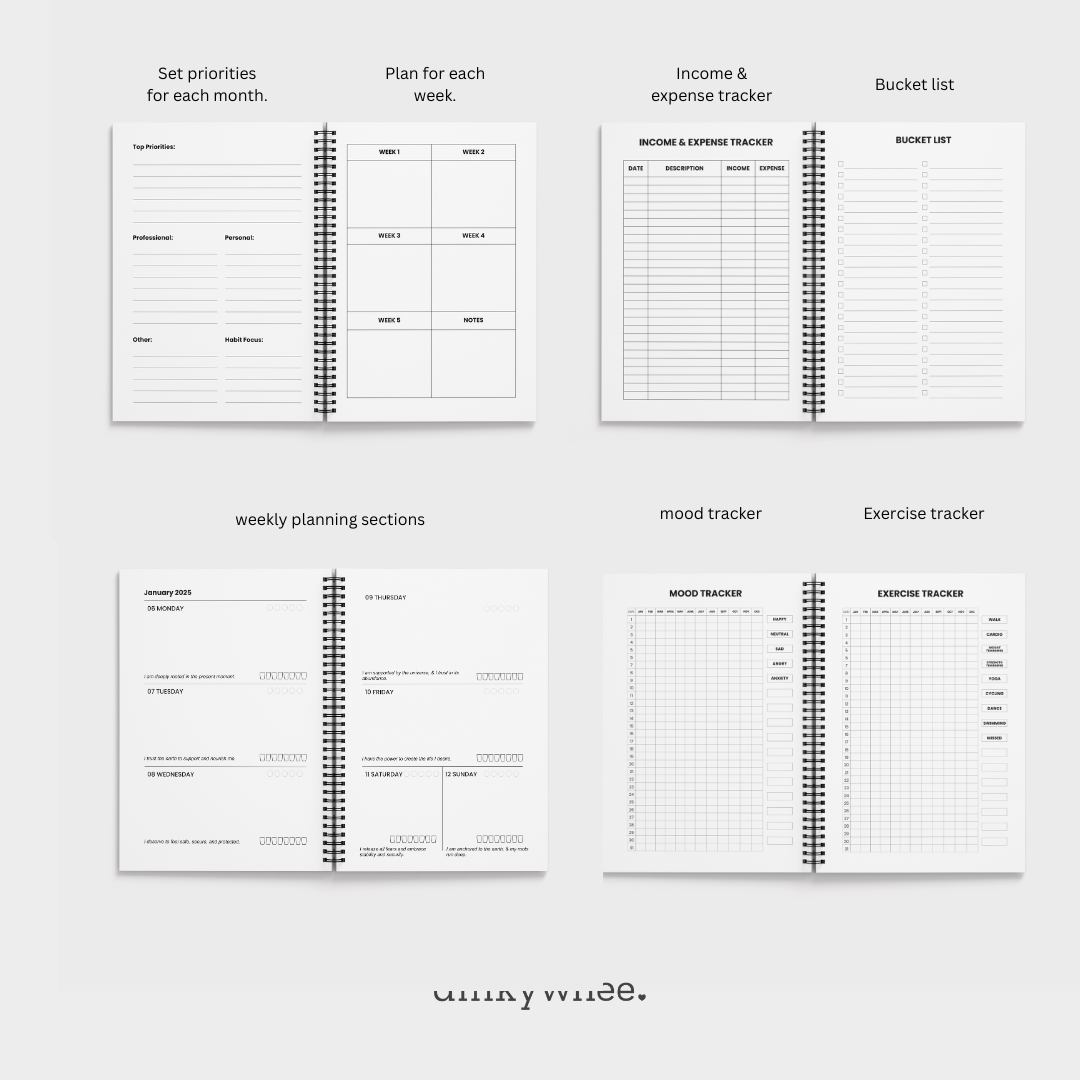 2025 Weekly Planner - PAHADI