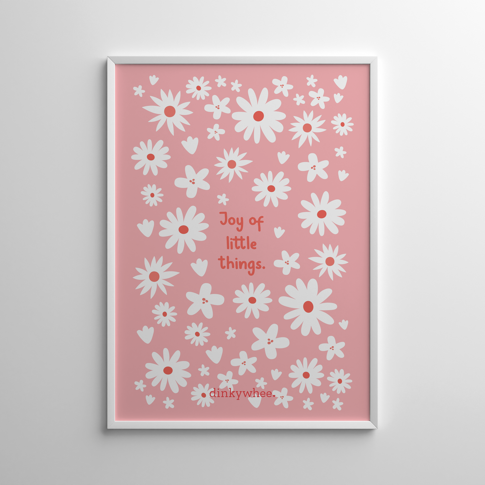 The joy of little things Wall Art | Art frames | dinkywhee