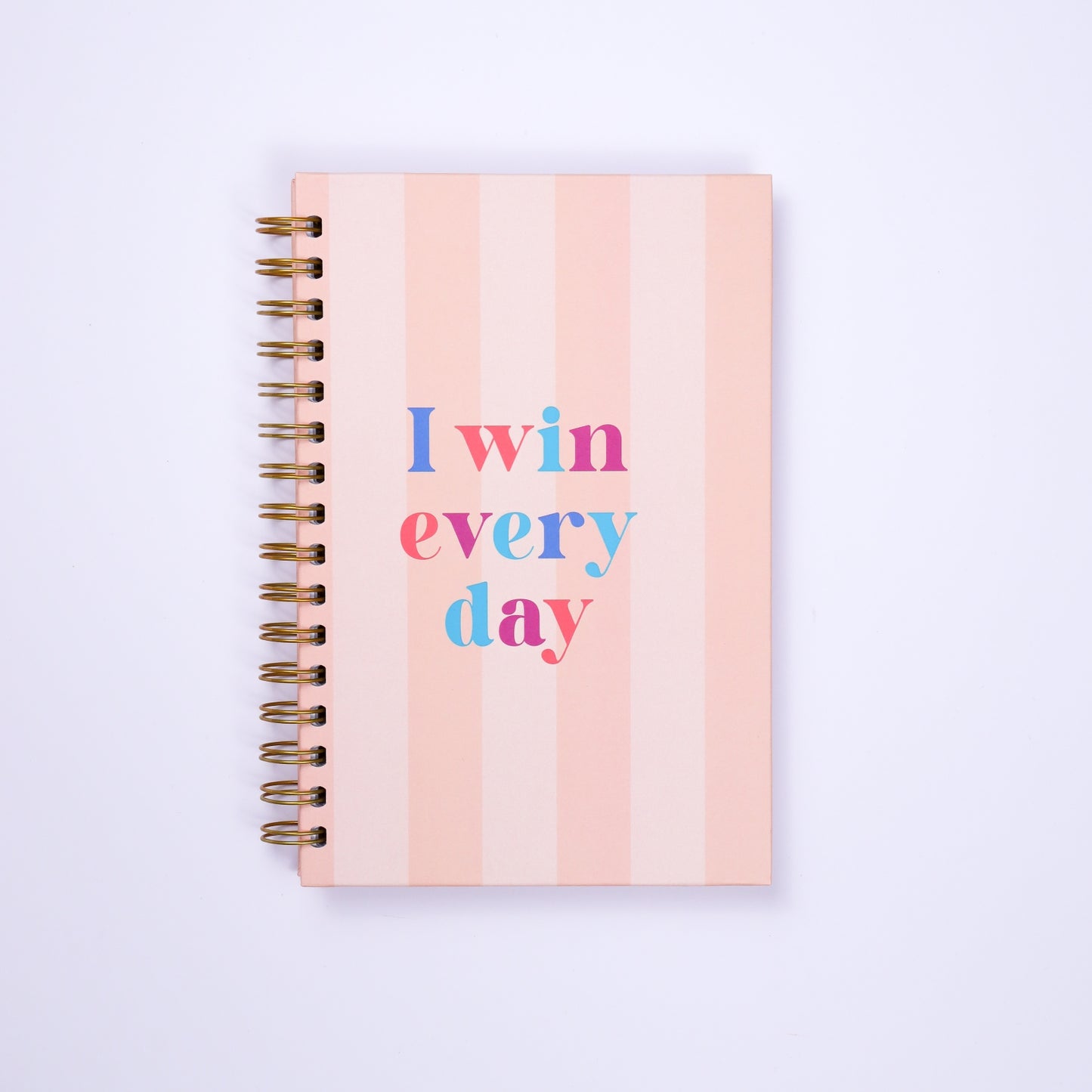 dinkywhee I win everyday - Hardcover Wiro Notebook