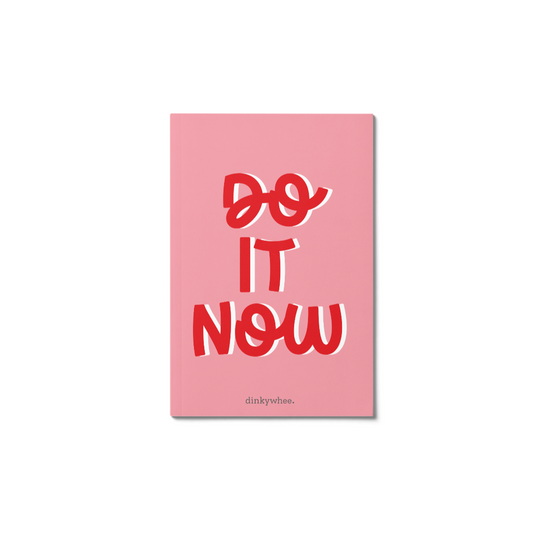 dinkywhee Do It Now - A5 Soft Cover Notebooks