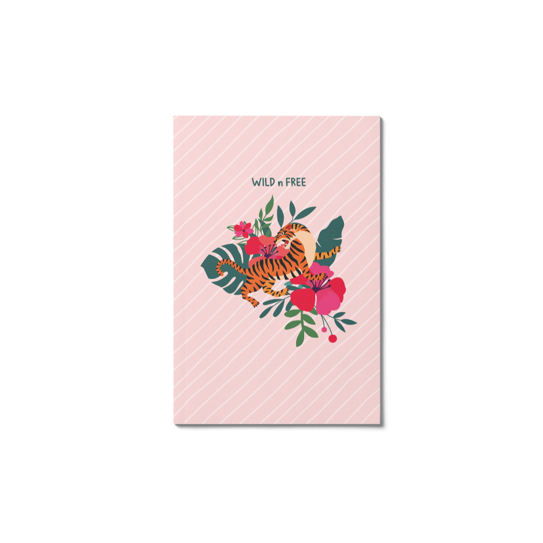 Wild & Free Tiger - Soft Cover Notebooks