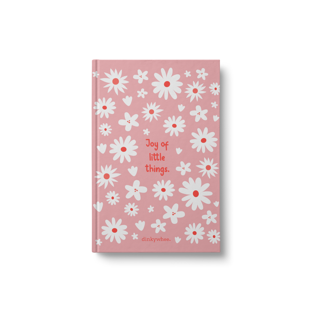 dinkywhee The Joy of little things Journal - Pink
