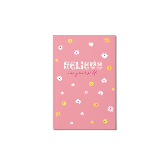 dinkywhee - Believe in yourself - A5 Soft Cover Notebooks